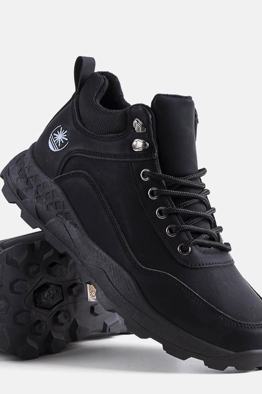 Schwarze isolierte Aidan-Stiefel