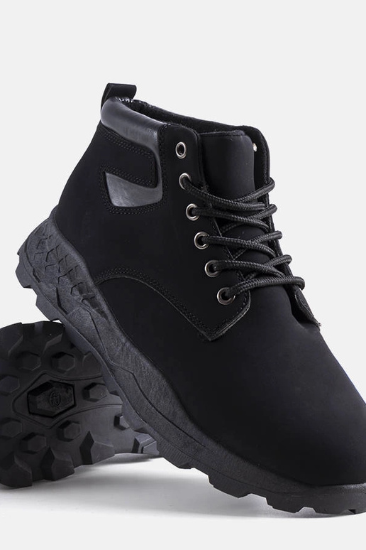 Schwarze isolierte Stiefel „Tristen“ Schwarze isolierte Stiefel „Tristen“