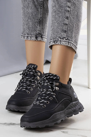 Schwarze isolierte Durani Damenstiefel 2