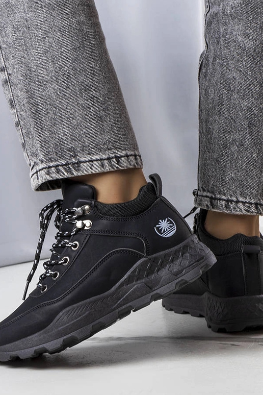 Schwarze isolierte Durani Damenstiefel Schwarze isolierte Durani Damenstiefel