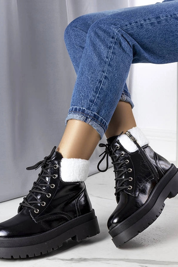 Bottes d'hiver noires avec... 2