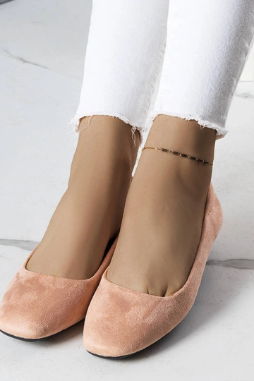 Jules Rosa Ballerinas aus Öko-Wildleder 2