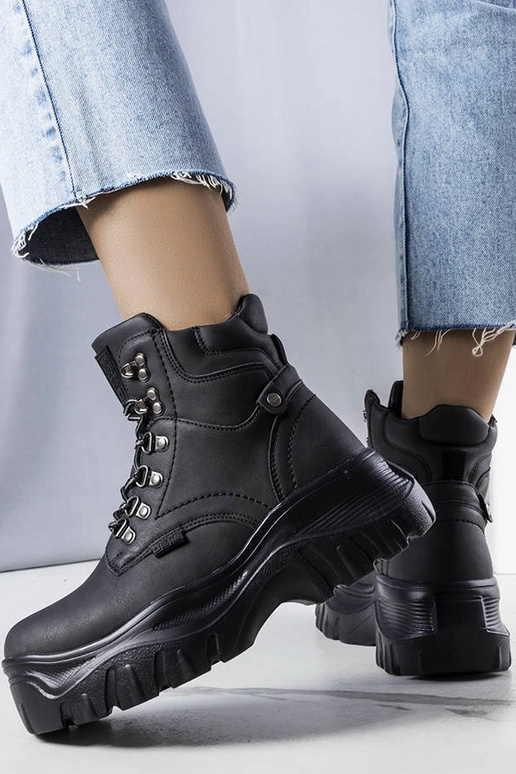 Bottes noires Big Star KK274368