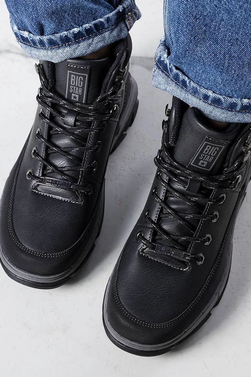 Schwarze Big Star Stiefel KK274222... Schwarze Big Star Stiefel KK274222...