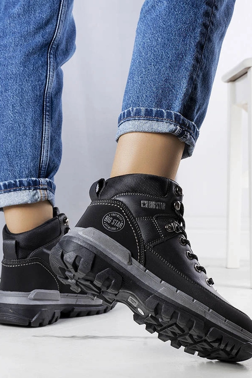 Schwarze Big Star Stiefel KK274222... Schwarze Big Star Stiefel KK274222...