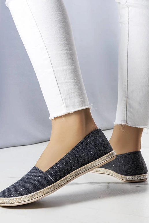 Espadrilles noires pour femmes Amiral Espadrilles noires pour femmes Amiral