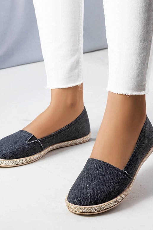 Espadrilles noires pour femmes Amiral Espadrilles noires pour femmes Amiral