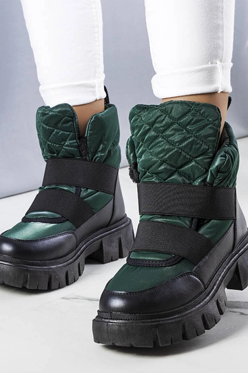 Bottes d'hiver vertes à...