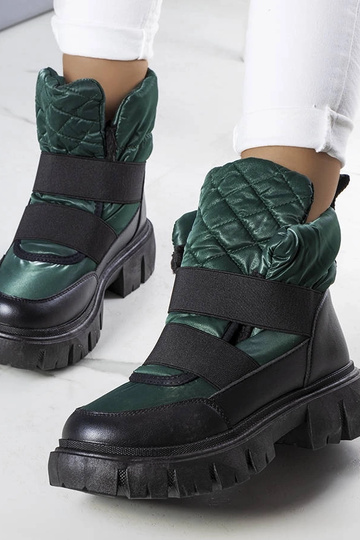 Grüne Winterstiefel zum... 2