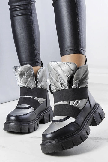 Graue isolierte Schlupfstiefel „Francisco“