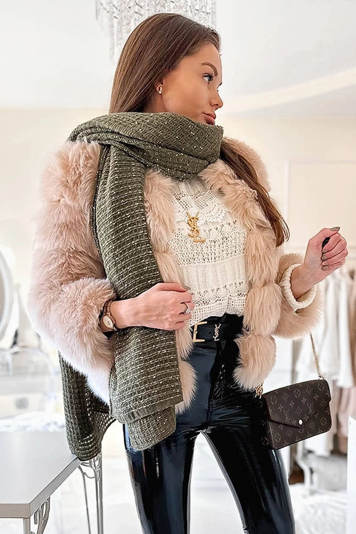 Écharpe à pois verts Khalil