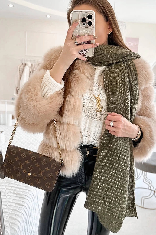 Écharpe à pois verts Khalil