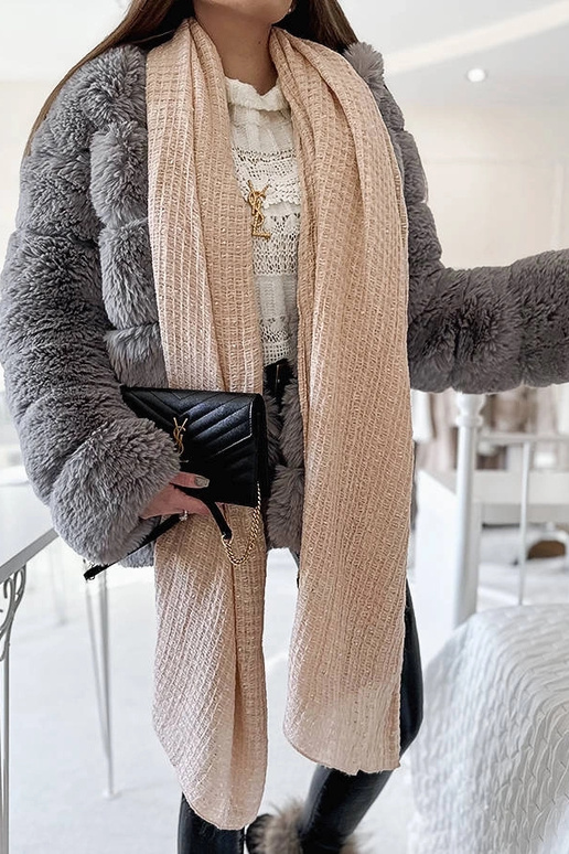 Khalil – Rosa Schal mit Punkten Khalil – Rosa Schal mit Punkten