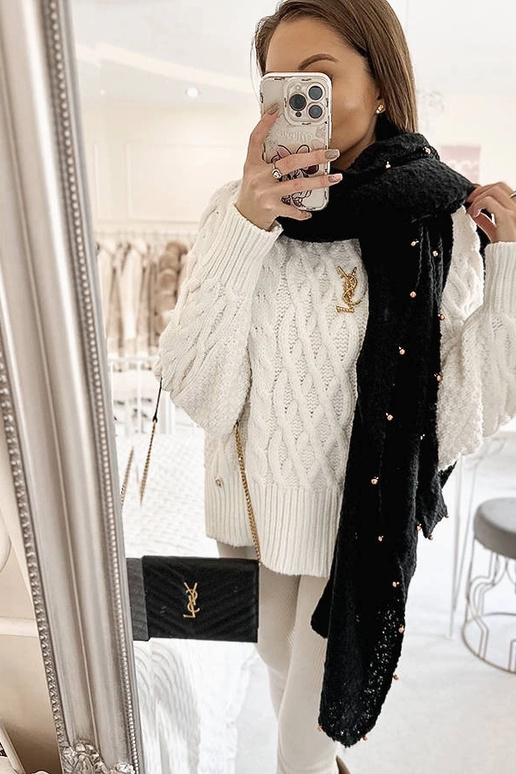 Yvonne Black Beaded sjal Yvonne Black Beaded sjal