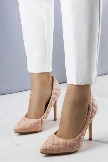 Pink quiltede Dayton hæle