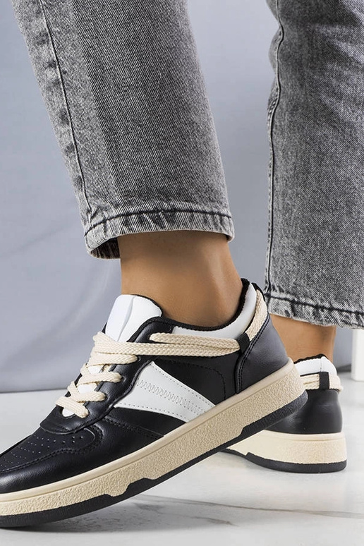 Baskets noires pour femmes Marcella