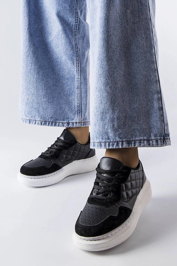 Sorte Latoya sneakers til kvinder 2