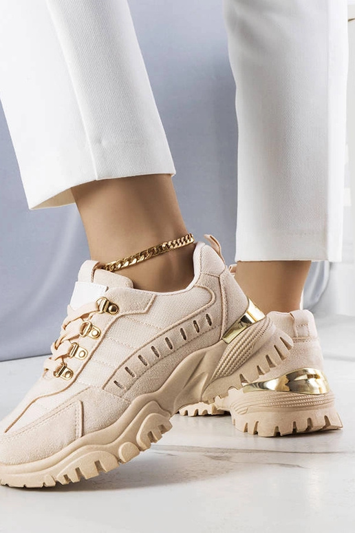 Beige sneakers, „Mindy"