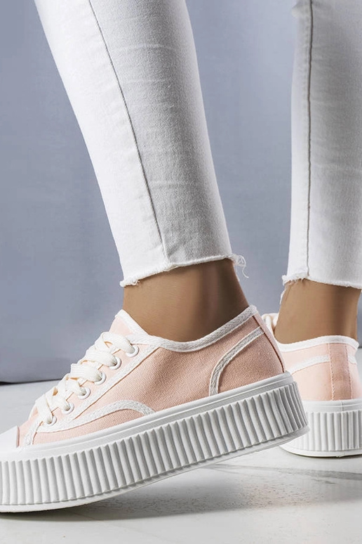 Delores – Hellrosa Plateau-Sneakers Delores – Hellrosa Plateau-Sneakers