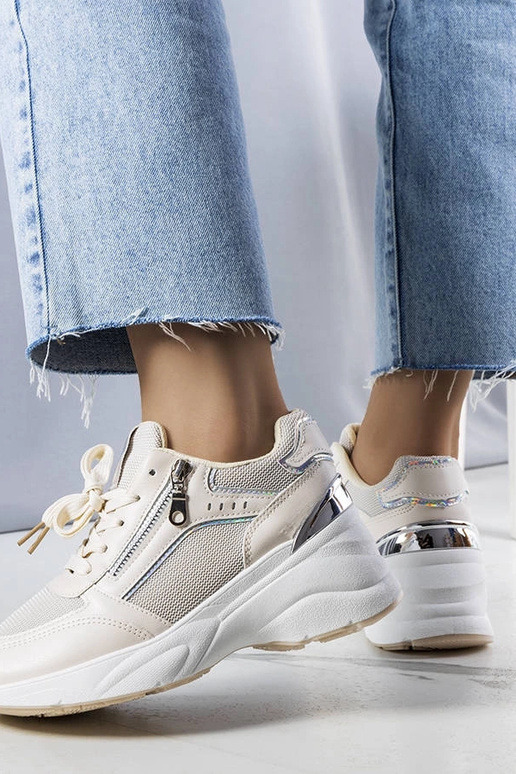 Baskets compensées beiges Stacey Baskets compensées beiges Stacey