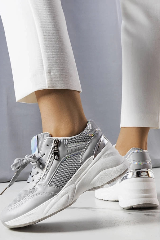 Stacey – Graue Keilsneakers Stacey – Graue Keilsneakers