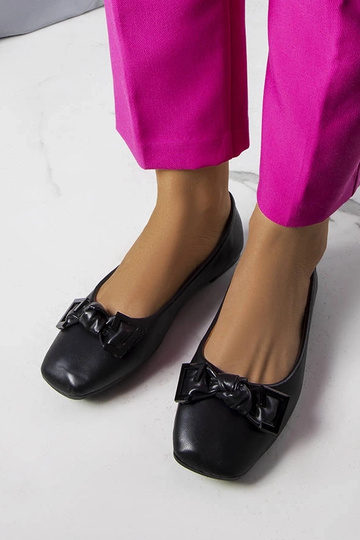 Sort Tabitha Sløjfe Ballet Flats 2
