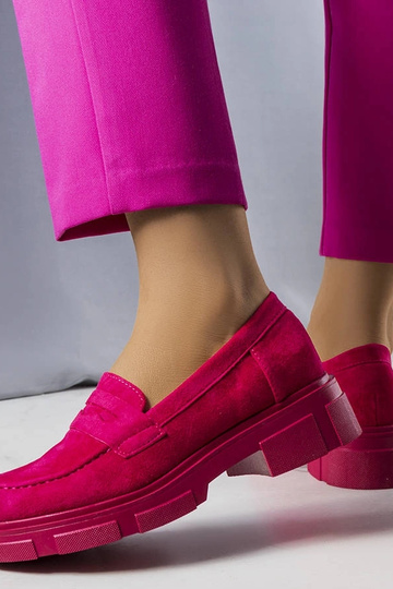 Roze schoenen van kunstsuède Alacoque 2