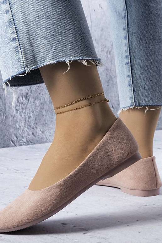 Ballerines roses avec semelle...