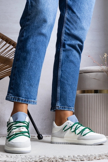 Graue Damen-Sneaker mit... 2