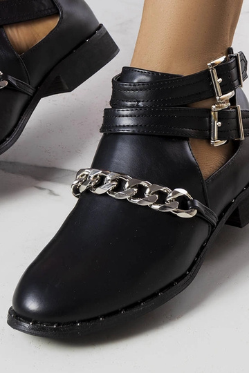 Bottines à découpes Ratté noires