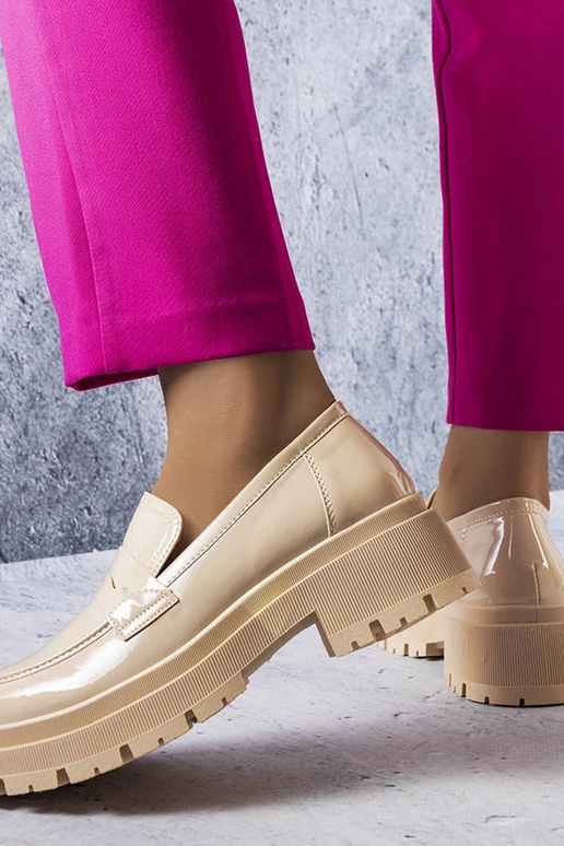 Beigefarbene Phaneuf-Schuhe aus...