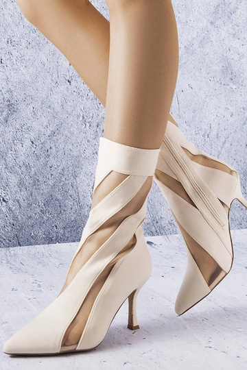 Bottines sable avec inserts...