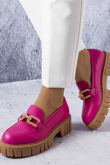 Roze laarzen met gouden...