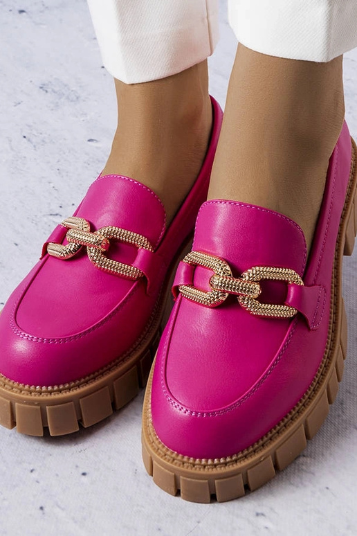 Roze laarzen met gouden decoratie,...