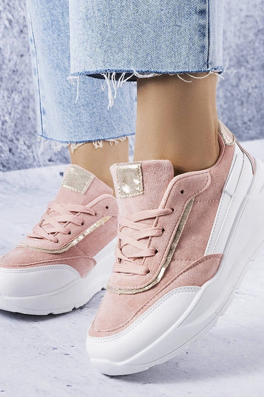 Rosa Kunstvelours-Sneaker Dupuis Rosa Kunstvelours-Sneaker Dupuis