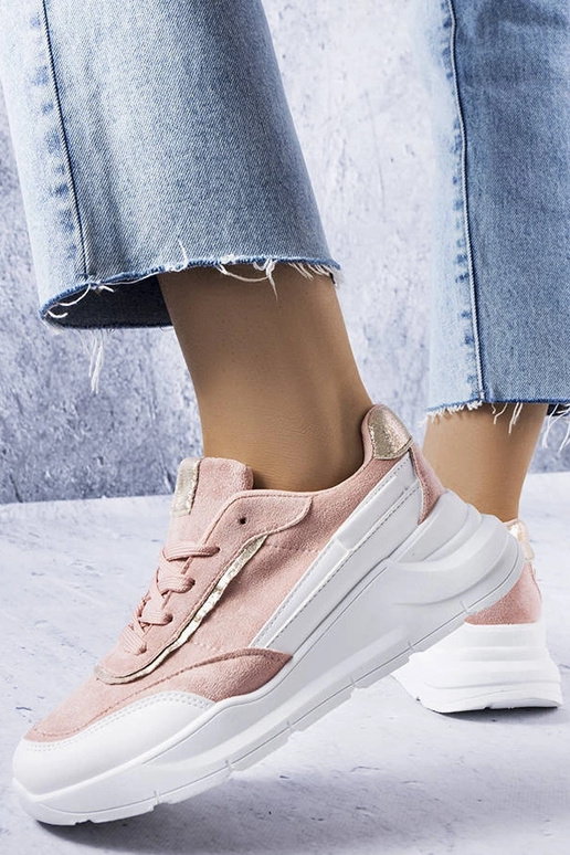 Rosa Kunstvelours-Sneaker Dupuis Rosa Kunstvelours-Sneaker Dupuis