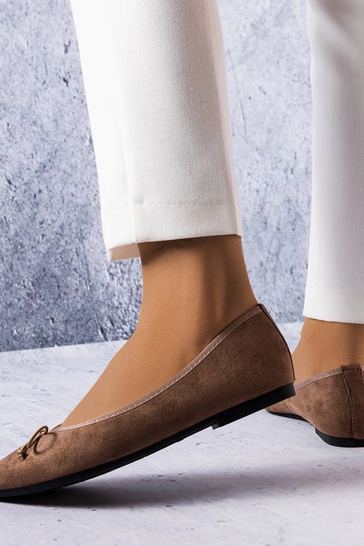 Braune Ballerinas mit spitzer Spitze... Braune Ballerinas mit spitzer Spitze...