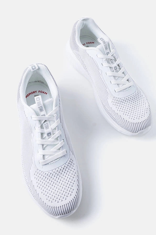 Weiß-graue Herren Sportschuhe, „Big...