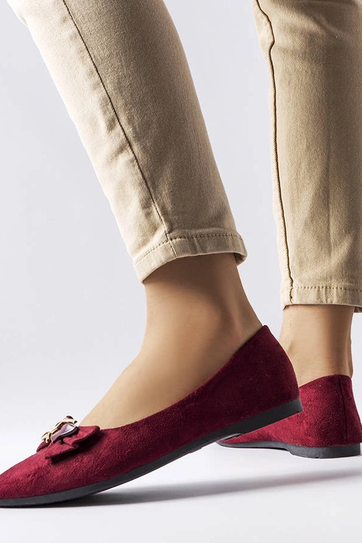 Jetté Burgundy Ballerina med spidstå Jetté Burgundy Ballerina med spidstå