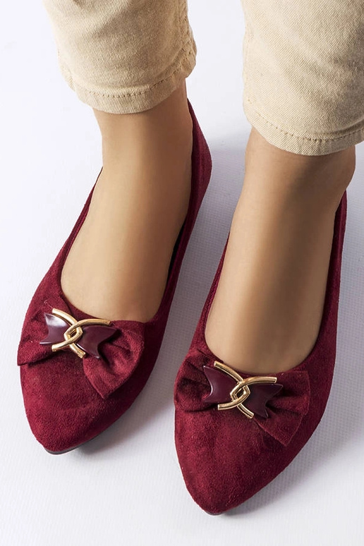 Jetté Burgundy Ballerina med spidstå Jetté Burgundy Ballerina med spidstå
