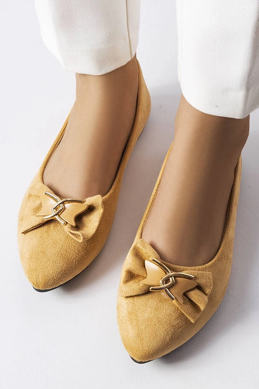 Jette Beige Ballerina med spidstå Jette Beige Ballerina med spidstå