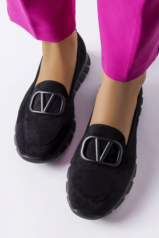 Baskets sportives noires à enfiler, «...