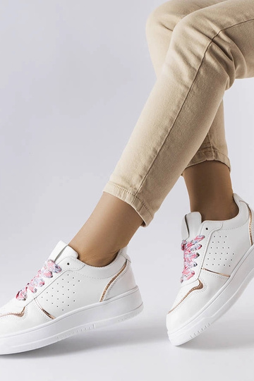 Hvide Pryor Ribbon Sneakers 2