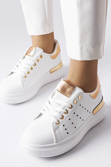 Baskets blanches à...