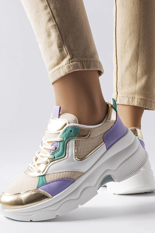 Séguin Sneakers i hvid og guld til...