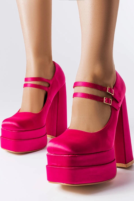 Gabriel rosa Pumps mit hohem Absatz