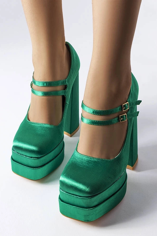 Gabriel grüne Pumps mit hohem Absatz Gabriel grüne Pumps mit hohem Absatz