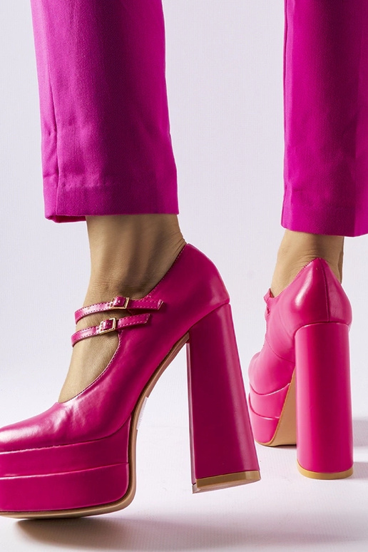Pink Chouinard pumps med høj hæl Pink Chouinard pumps med høj hæl