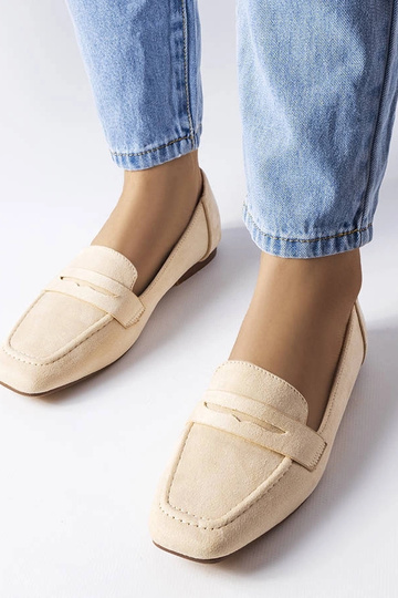 Ballerines en simili daim...