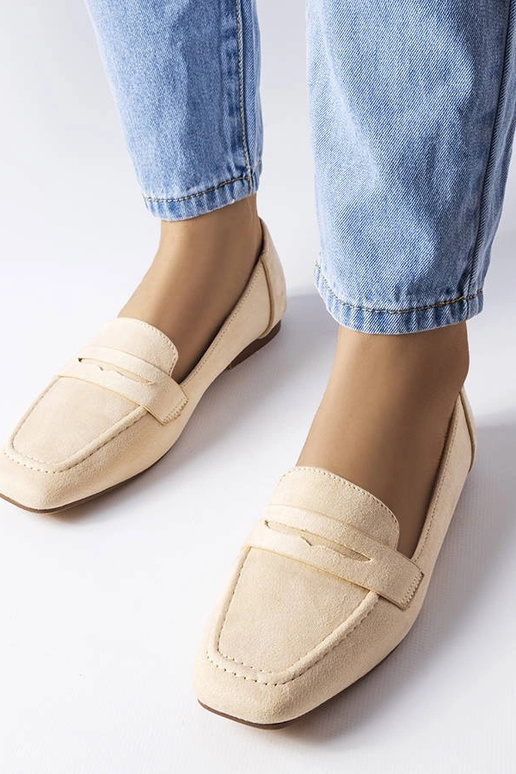 Ballerines en simili daim couleur...